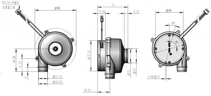 External Rotor Motor Bldc Backward Curved Centrifugal Fan For ...